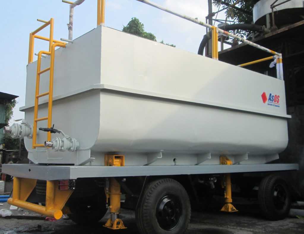 Gambar Mobile Oil Separator yang di produksi oleh PT Aspros Binareka