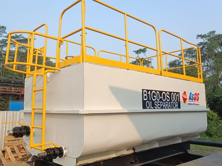 Gambar unit Mobile CPI Oil Separator yang dapat digunakan di remote area.